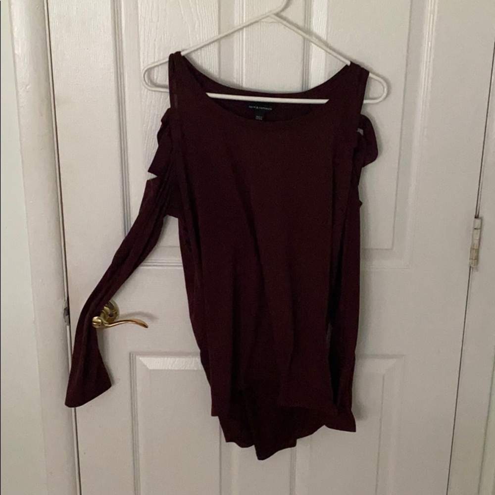 Maroon Colored long sleeve shirt